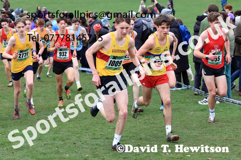 Mens Under-17s 2026 UK CAU Inter Counties Cross Country, Wollaton Park, Nottingham. Photo: David T. Hewitson/Sports for All Pics